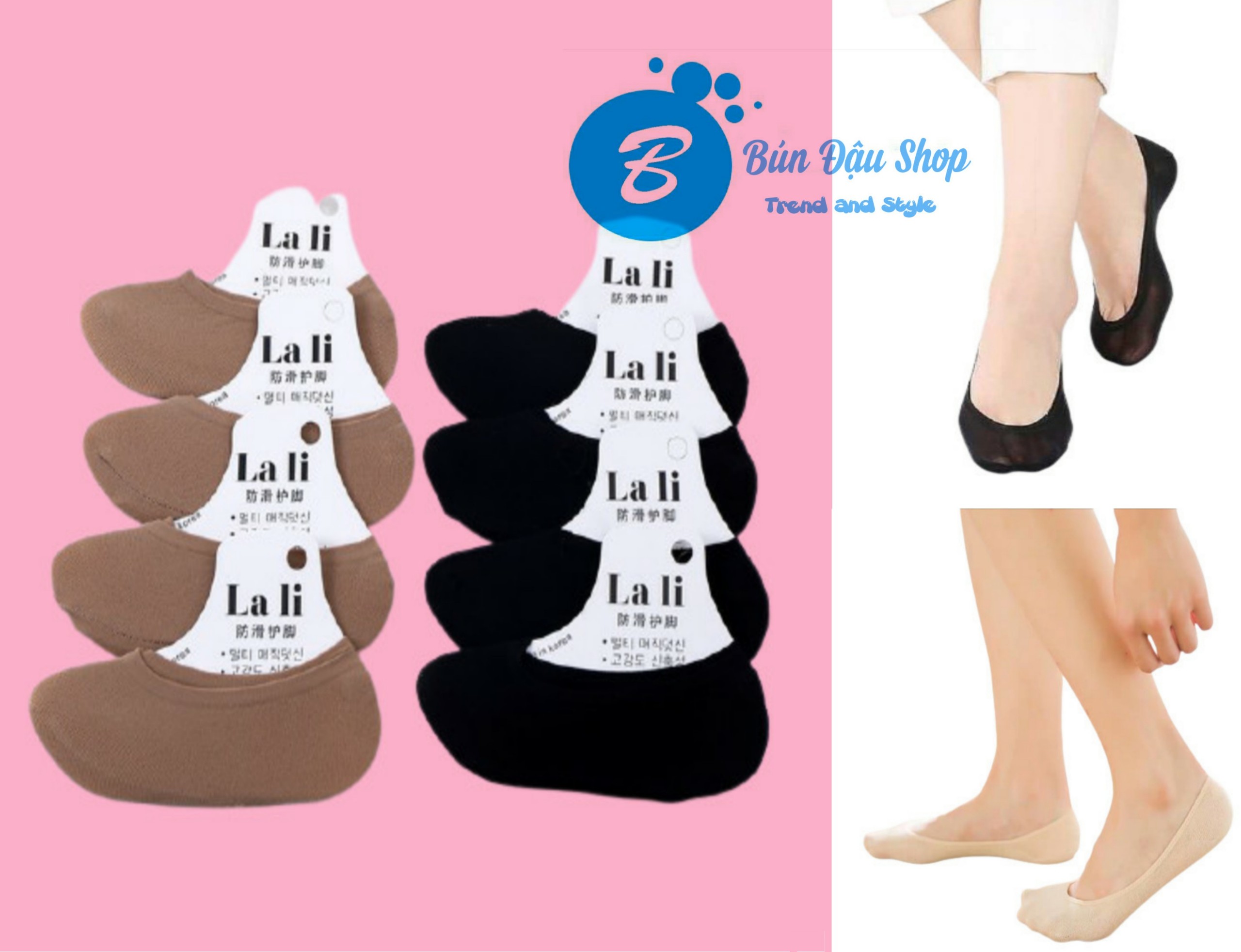 Combo 10 Đôi Tất Hài Nữ Lali