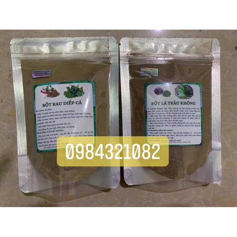 500gr Bột Lá Trầu Không (bột trầu không) nguyên chất handmade