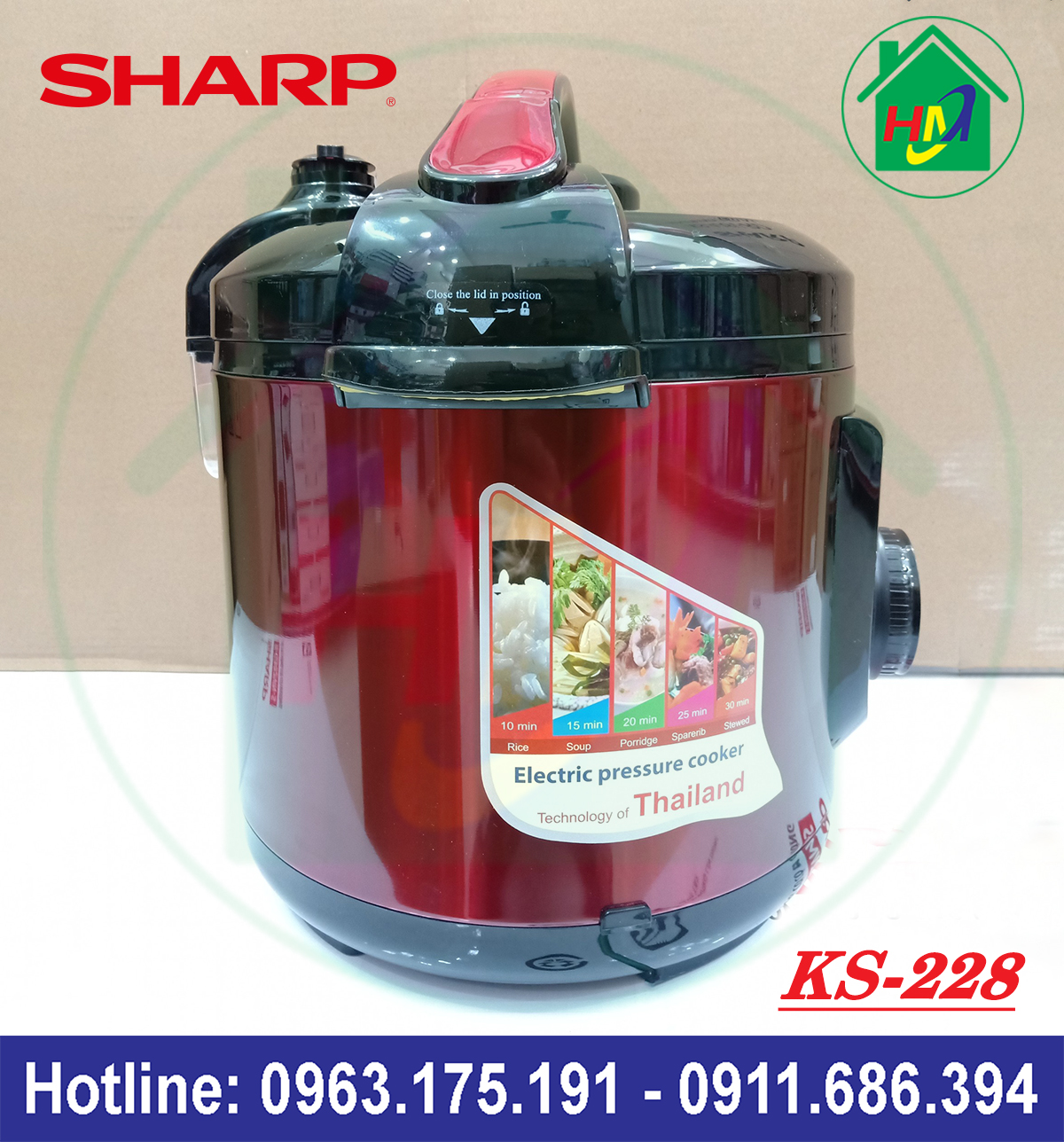 Nồi Áp Suất Đa Năng Sharp KS-228 Dung Tích 6L