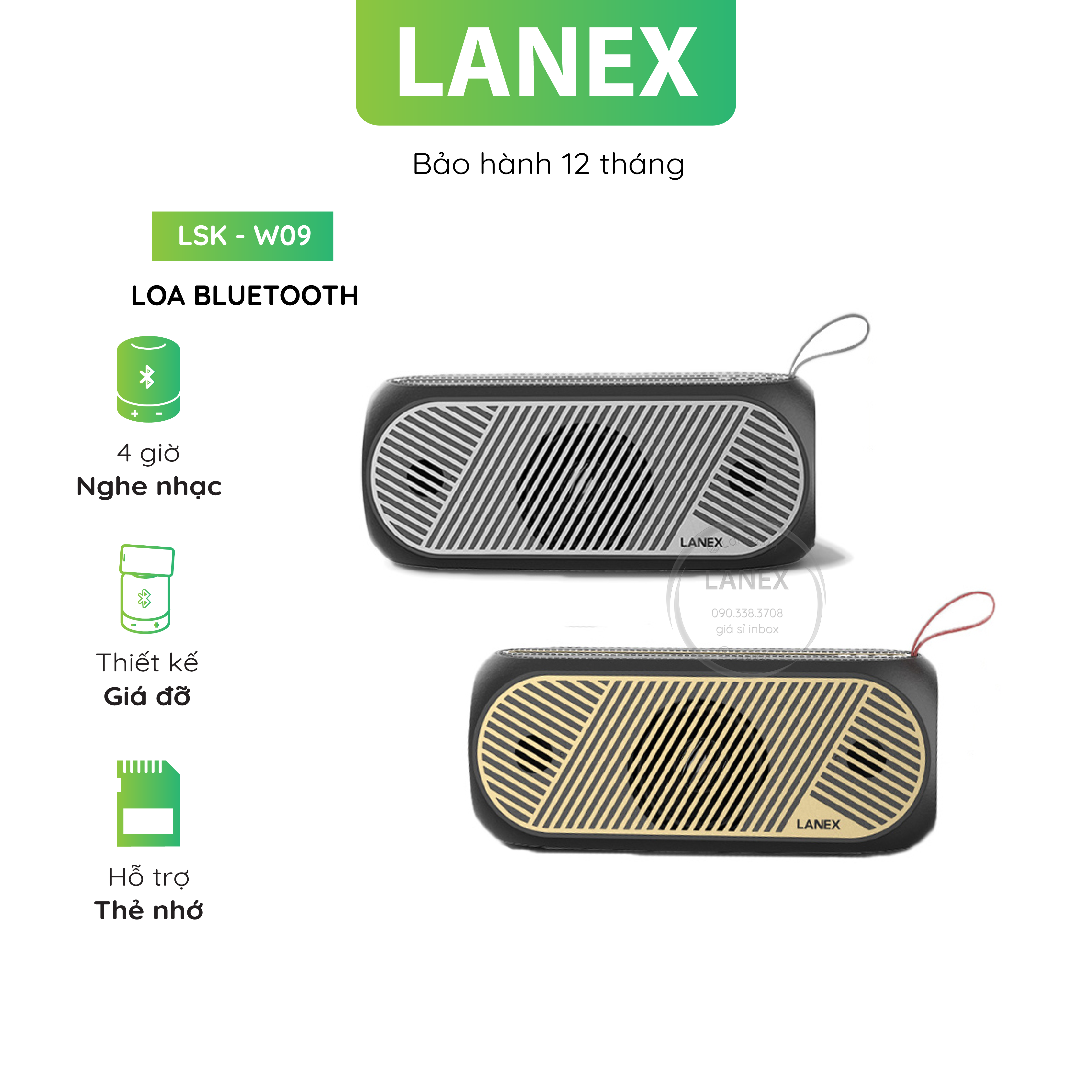 Loa Bluetooth Lanex Lsk - W09 10w V5.0