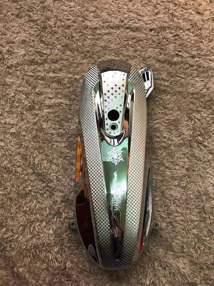 ốp lốc máy mạ crom xe air blade 2013 2014 2015