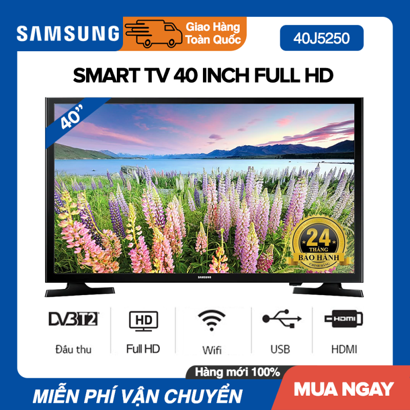 Smart Tivi Samsung 40 inch Full HD - Model UA40J5250 (Đen) - Bảo Hành 2 Năm chính hãng