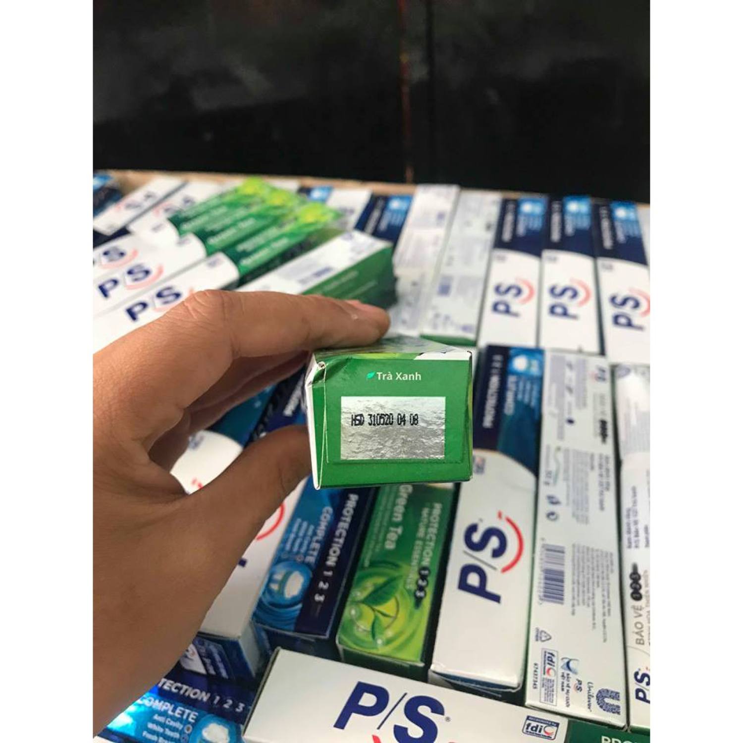 Combo 5 tuýp kem đánh răng P.S trà xanh 30g