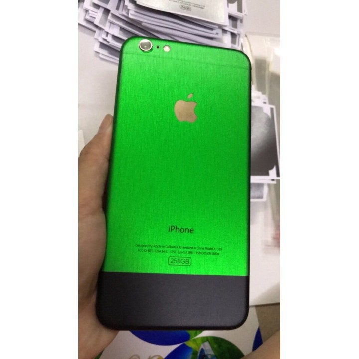 [ Bán chạy ] - Dán mặt lưng Màu giả iPhone 2G dòng iPhone 7 Plus/8 Plus