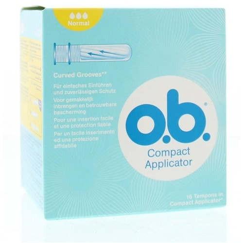 Băng vệ sinh Tampon O.B Compact  Applicator 16 miếng (Normal)