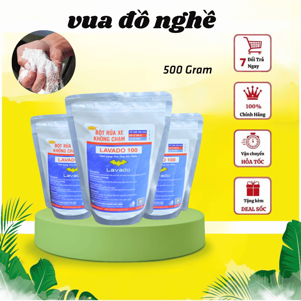 Bột rửa xe không chạm lavado 100