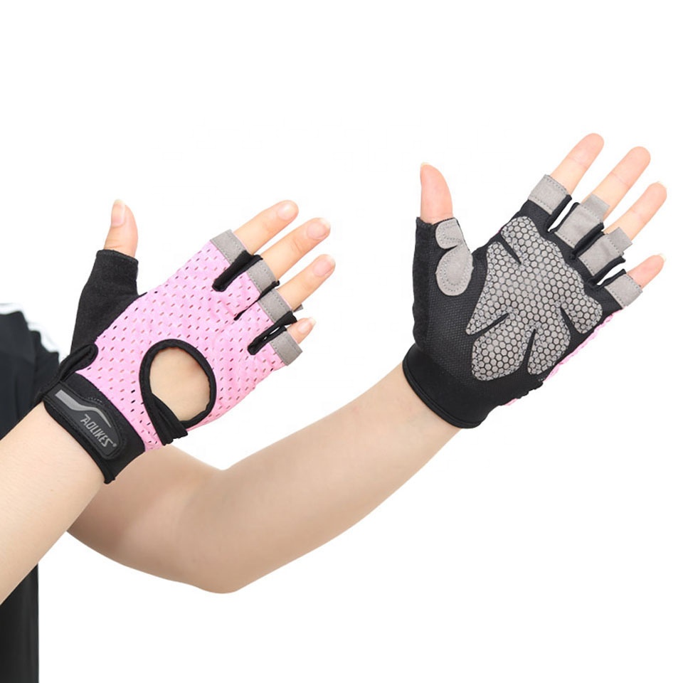 Găng tay tập gym cao cấp AOLIKES MD-113 Half finger fitness gloves