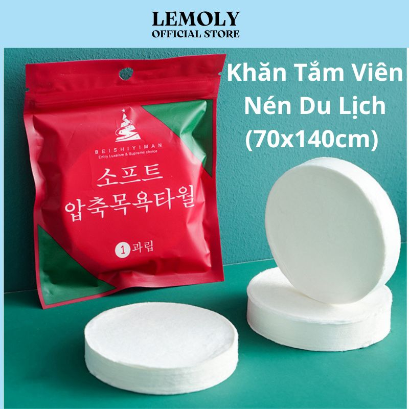 Khăn tắm nén du lịch size lớn 70x140