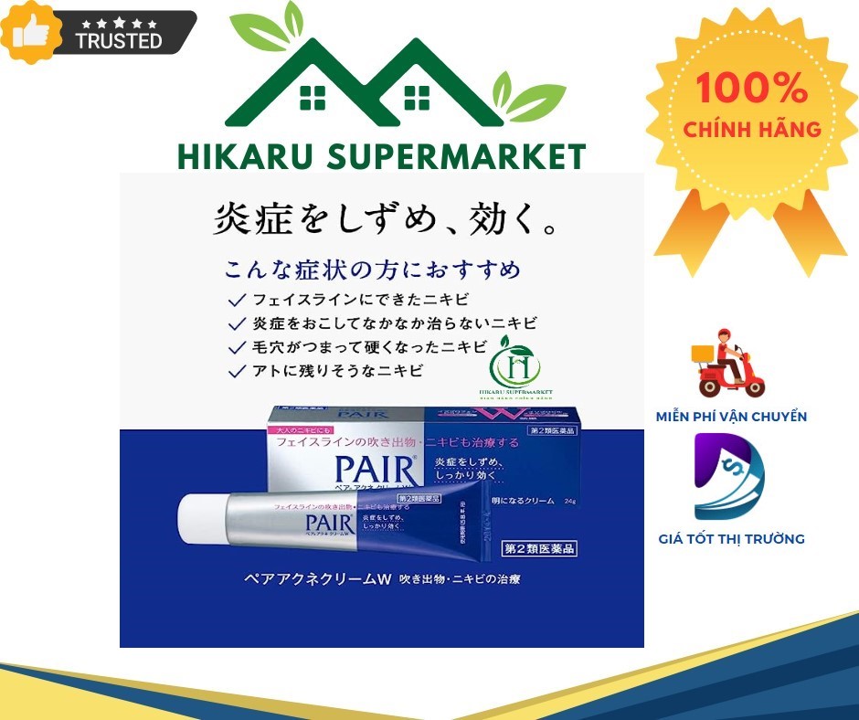 Kem Hỗ Trợ trị mụn Mụn Pair Nhật Bản 24g cực kỳ hiệu quả