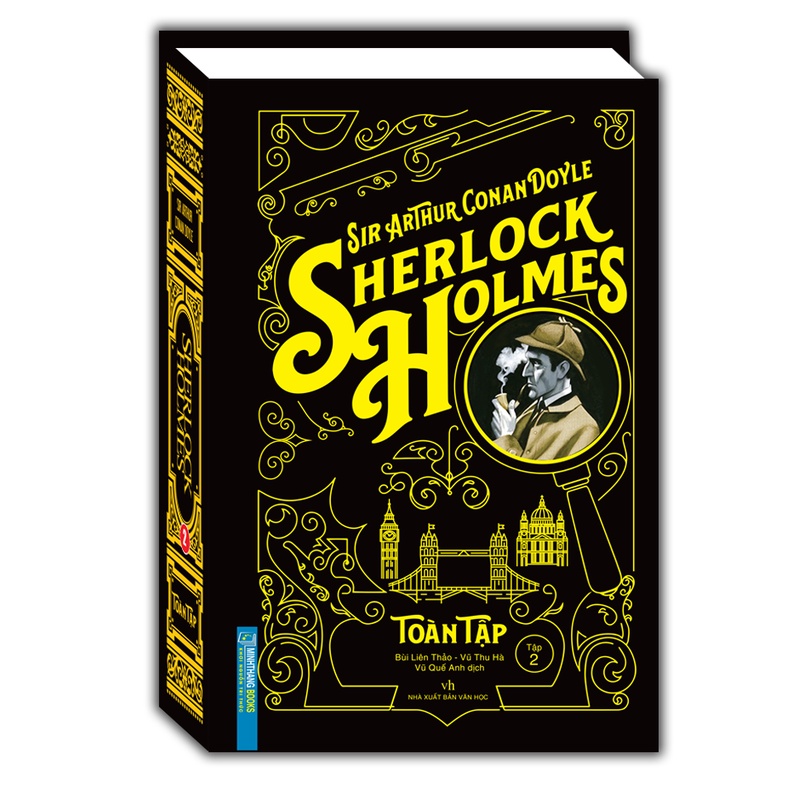 Sách - Hộp  Sherlock Holmes toàn tập bìa cứng