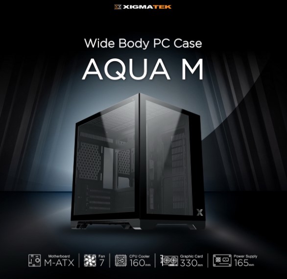 Chính hãng] Vỏ Case Xigmatek Aqua M Artic