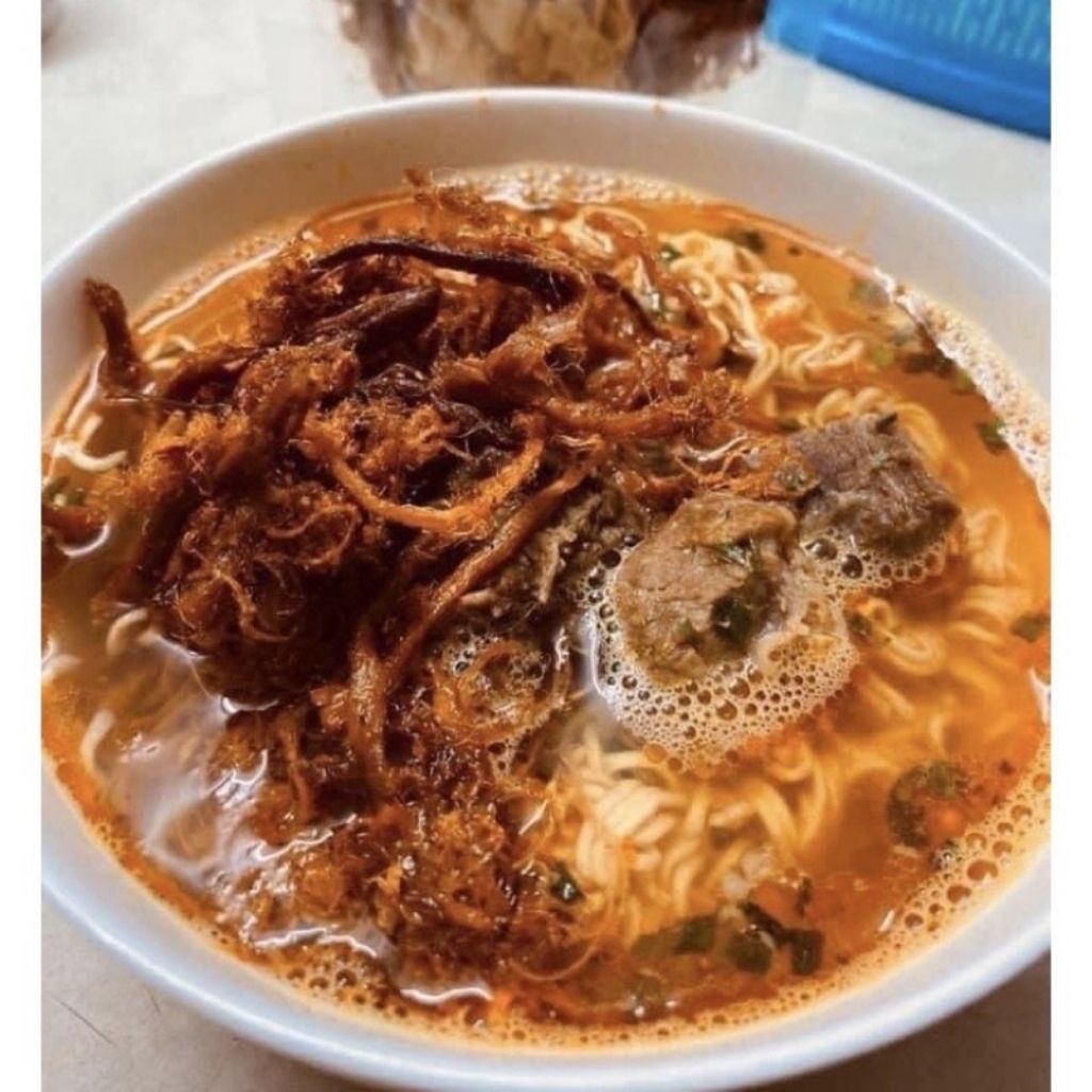 Thịt heo khô cháy tỏi gói 0,5 kg
