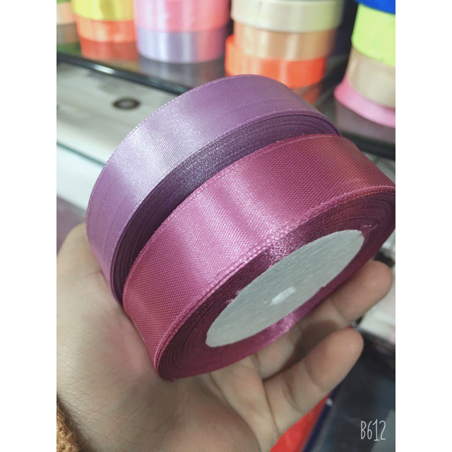 Cuộn duy băng vải lụa khổ 1cm,2cm,4cm