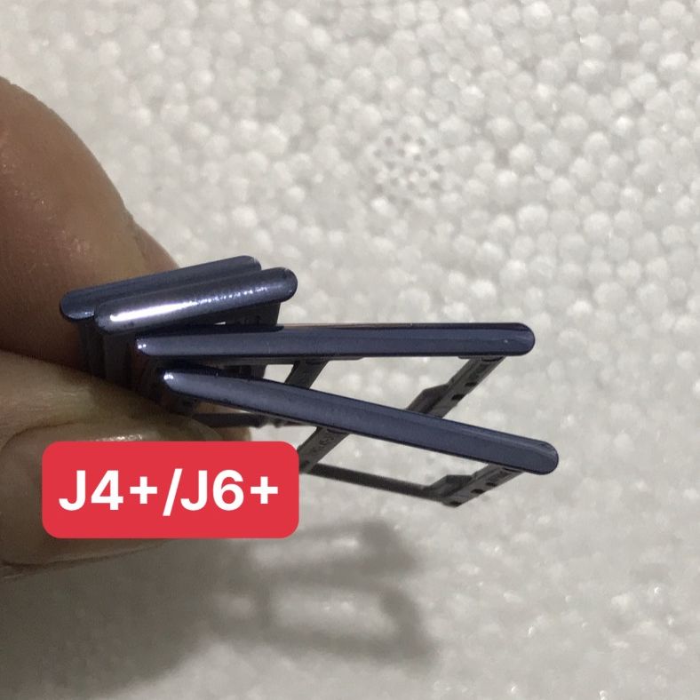 Khay sim samsung J6+/ J6 plus  (gồm khay sim và khay thẻ nhớ)