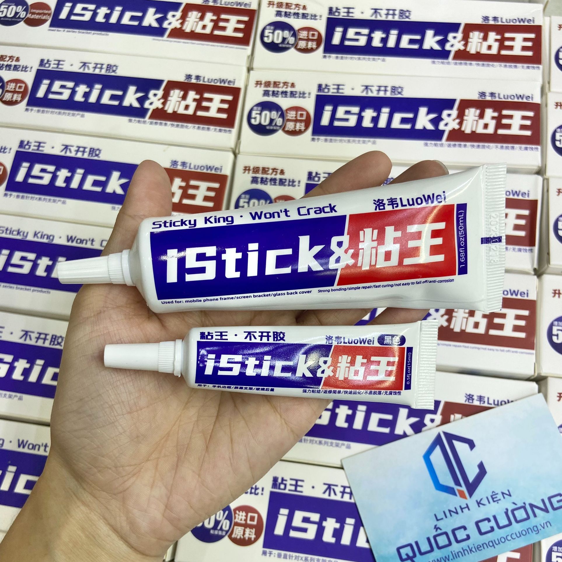Keo dán đa năng iStick chuyên dán ron, lưng, benzen.....
