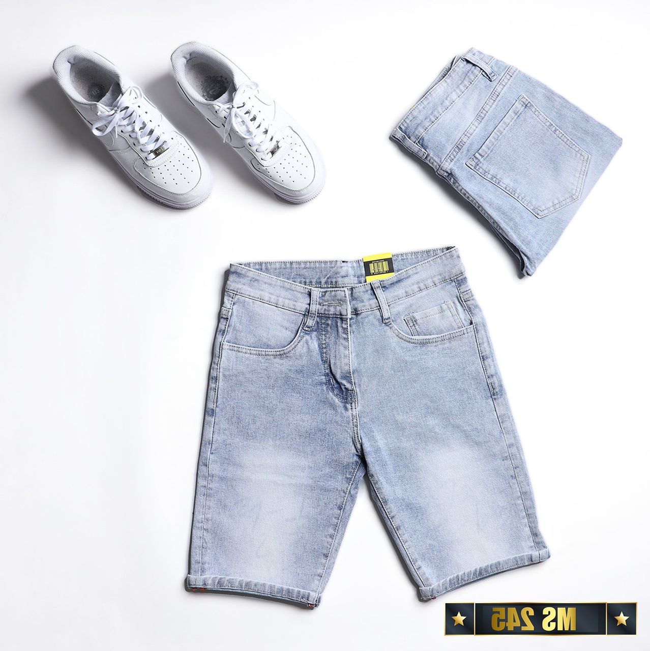Quần short jean nam cao cấp , chất liệu mềm mịn ,co giãn tốt binstore94_ms245