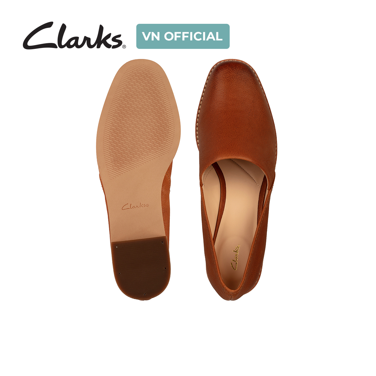 Giày Lười Da Nữ Clarks - Pure Easy