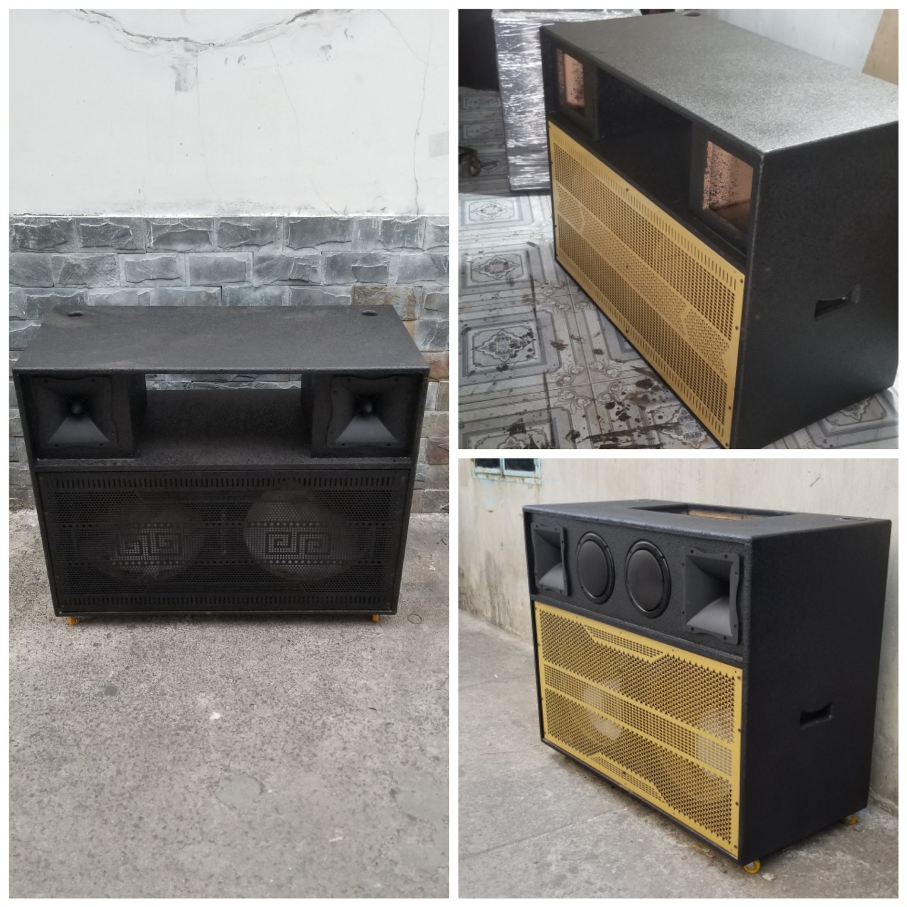 vỏ thùng loa 4 tất đôi khủng long