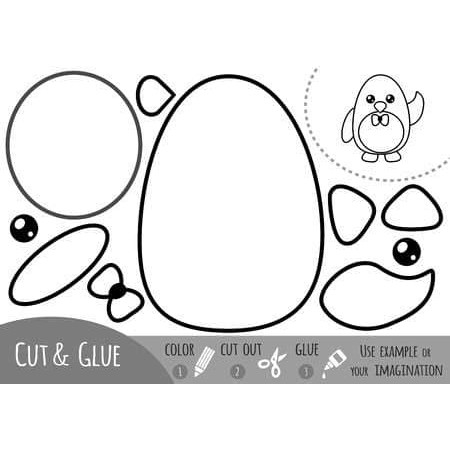 Giấy tô màu và cắt dán - Mẫu 3