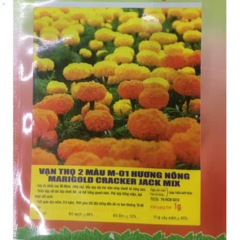 Hạt Hoa VẠN THỌ 2 Màu M-01 - Gói 1 gram