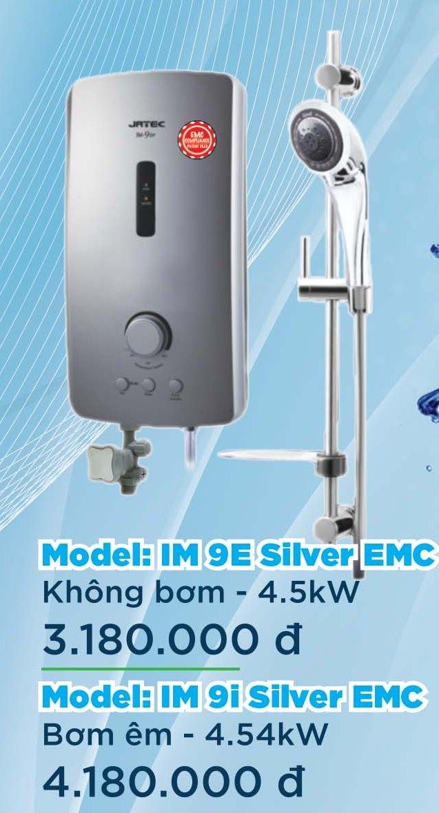 Máy nước nóng Jatec IM 9E Silver (EMC)