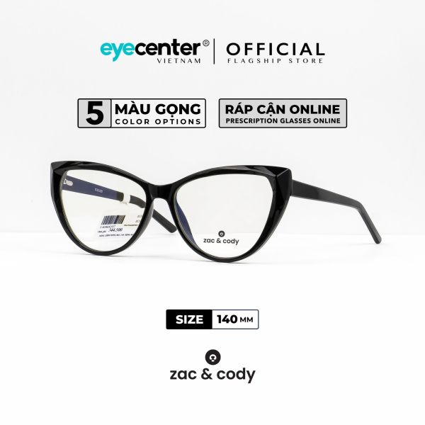 Mua Gọng kính nữ chính hãng ZAC&CODY B40 mắt mèo lõi thép chống gãy nhập khẩu by Eye Center Vietnam