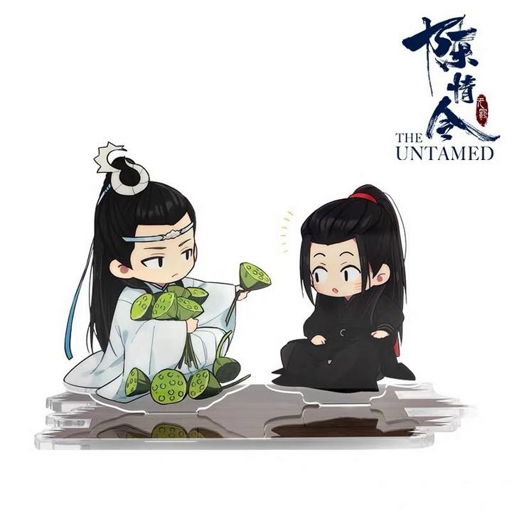 (GO) Standee Ma Đạo Tổ Sư Lam Vong Cơ Ngụy Vô Tiện chibi phim unoff mô hình Tượng Acrylic Standee Anime mica trang trí trưng bày Tiêu Chiến Vương Nhất Bác phim Trần Tình Lệnh
