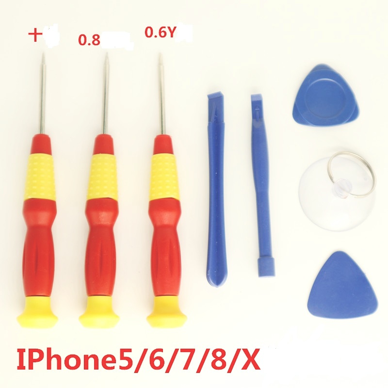 Bộ vít mở iphôn 5/ 6/ 7/ 8/ X, thay pin, thay màn hình (đỏ)