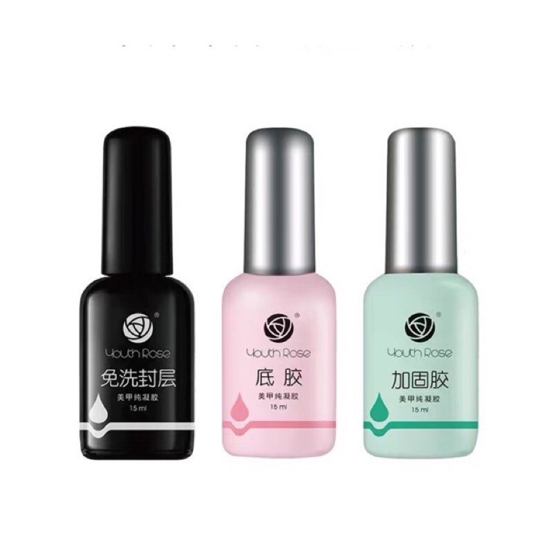 Base, top, cứng móng hoa hồng 15ml