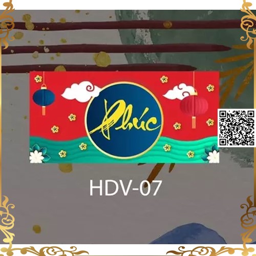 [HCM]1270 Bao lì xì mẫu 2020 2021 Hình HDV-07 Phúc Combo 10 cái