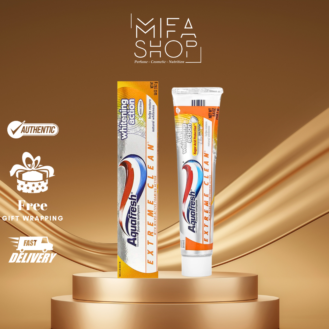 Kem Đánh Răng Aquafresh Whitening Action