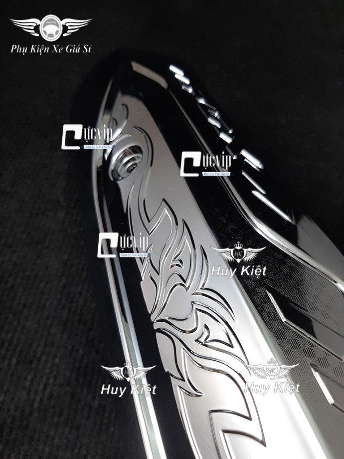 Ốp Pô PCX 2014 - 2017, SH 2012 - 2016. Xi Inox, Mạ Crom MS3192