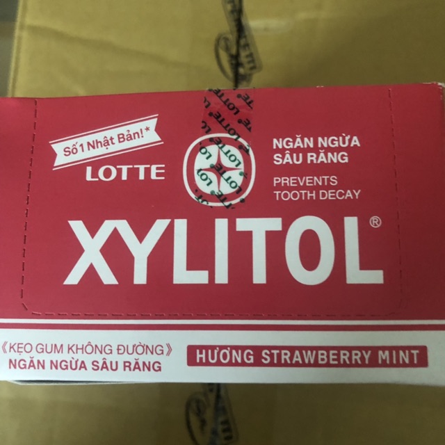 [HCM]ComBo 15 Vĩ Kẹo XyLiTol Dâu Bạc Hà