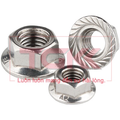 Đai ốc liền phẳng inox 304 (M3-M12)