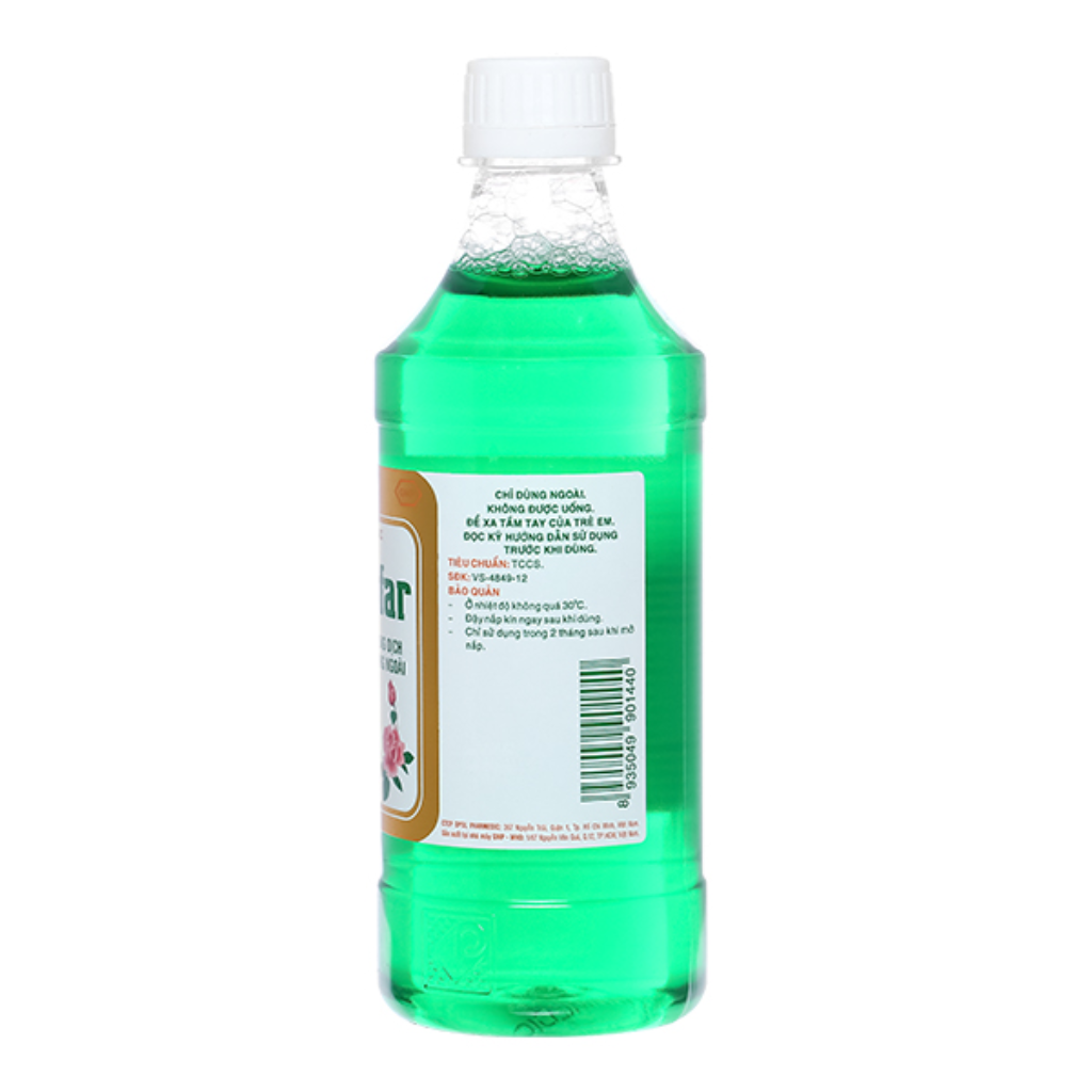 Dung dịch vệ sinh phụ nữ Gynofar chai 250ml/500m (Có che tên)