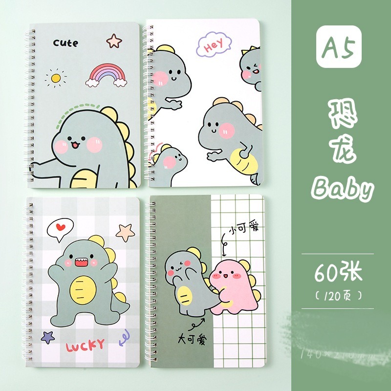 Sổ tay lò xo siêu dễ thương - size lớn - STICKERY