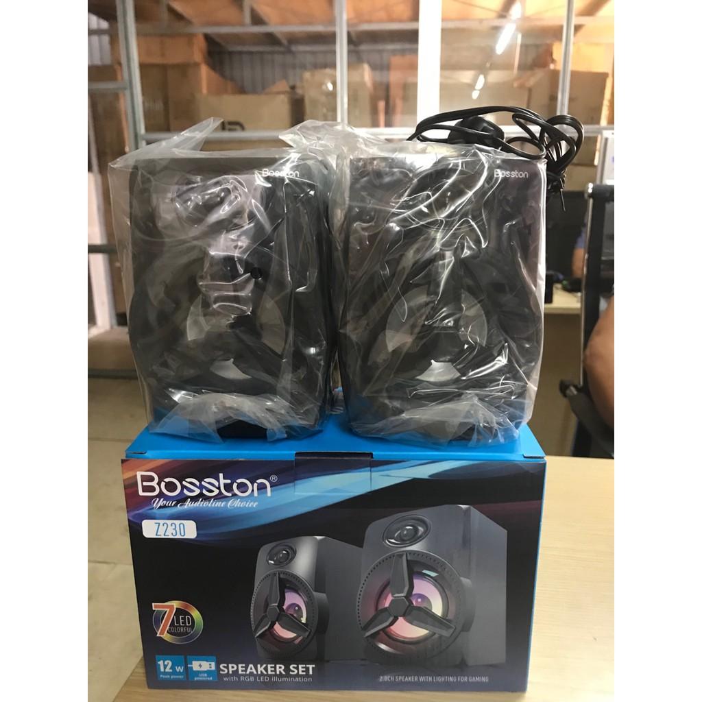 Loa vi tính 2.0 Bosston Z230 Led RGB