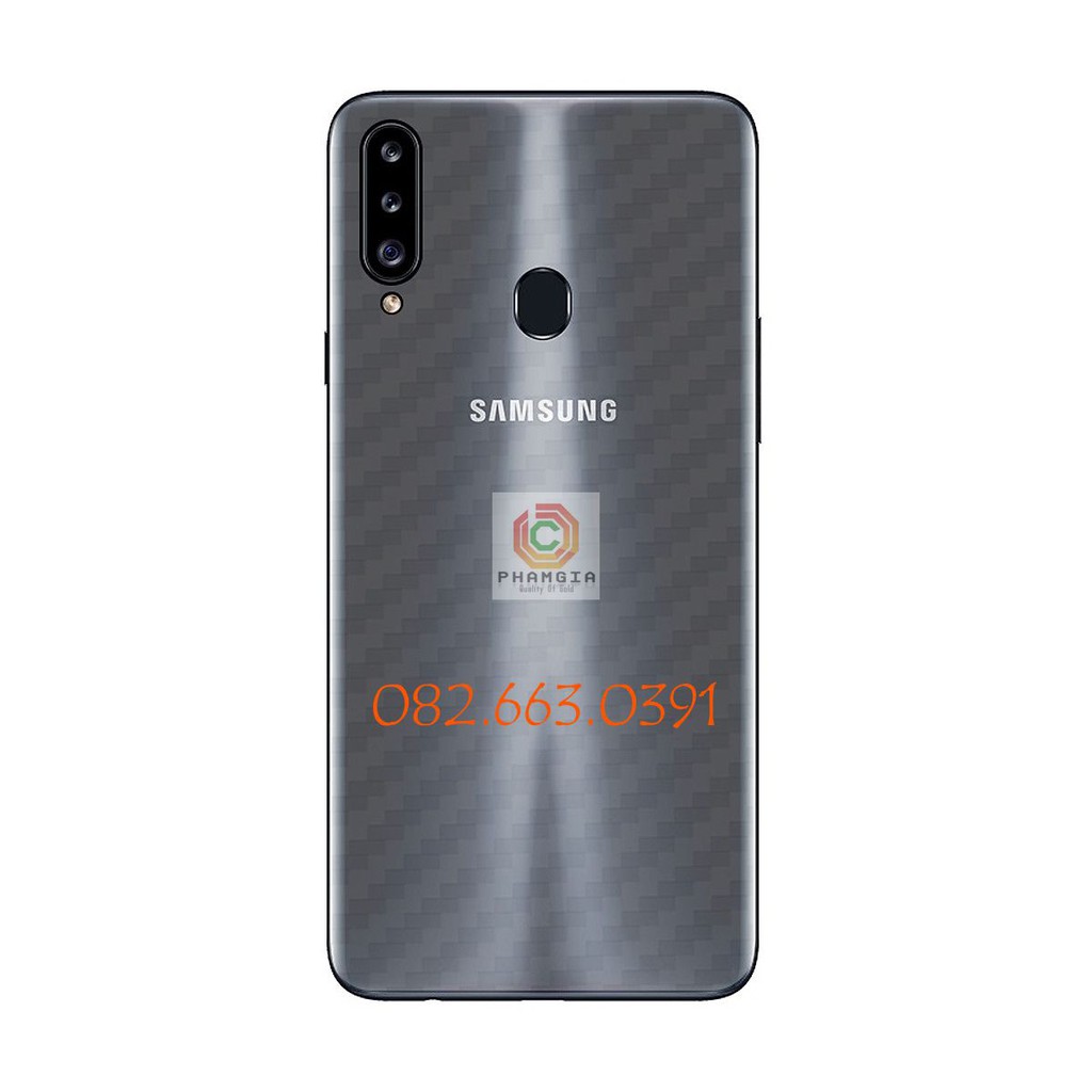 Miếng Dán Mặt Lưng Skin Carbon Samsung Galaxy A20S/ A20/ A20E