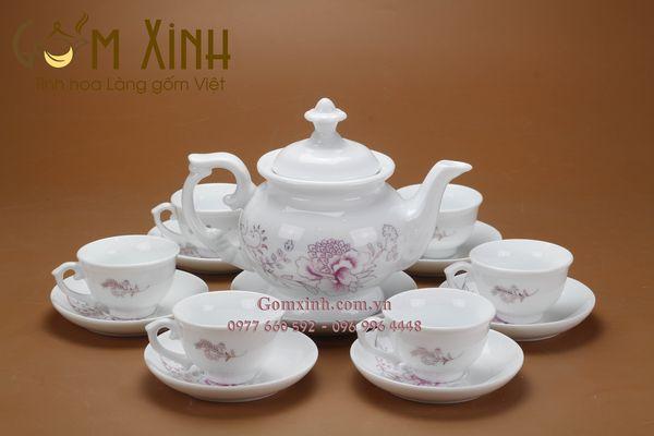ấm chén Bát Tràng_Bộ trà Phú Quý TH2