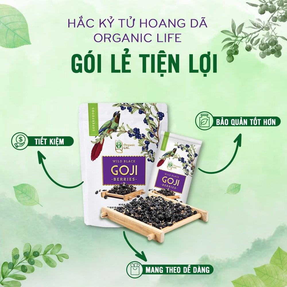 Hắc Kỷ Tử Hữu Cơ ORGANIC LIFE 200G