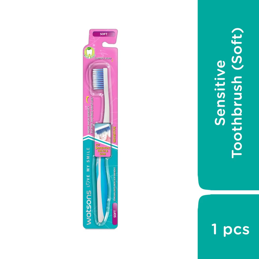 [MUA 2 GIÁ 59K] Bàn Chải Đánh Răng Watsons Sensitive Toothbrush (Soft) 1 cây