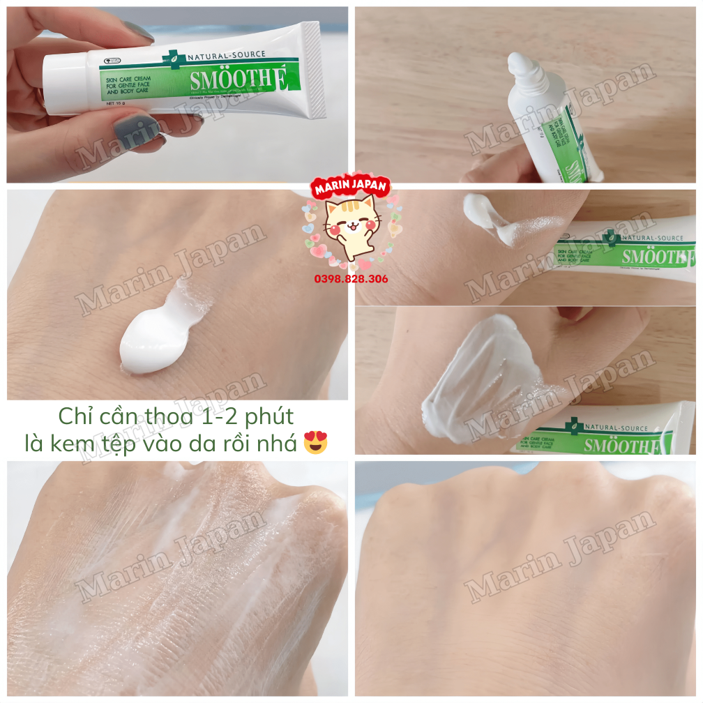 (Hàng Nhật,có bill store) kem thâm sẹo, thâm mụn Smoothe Nhật Bản