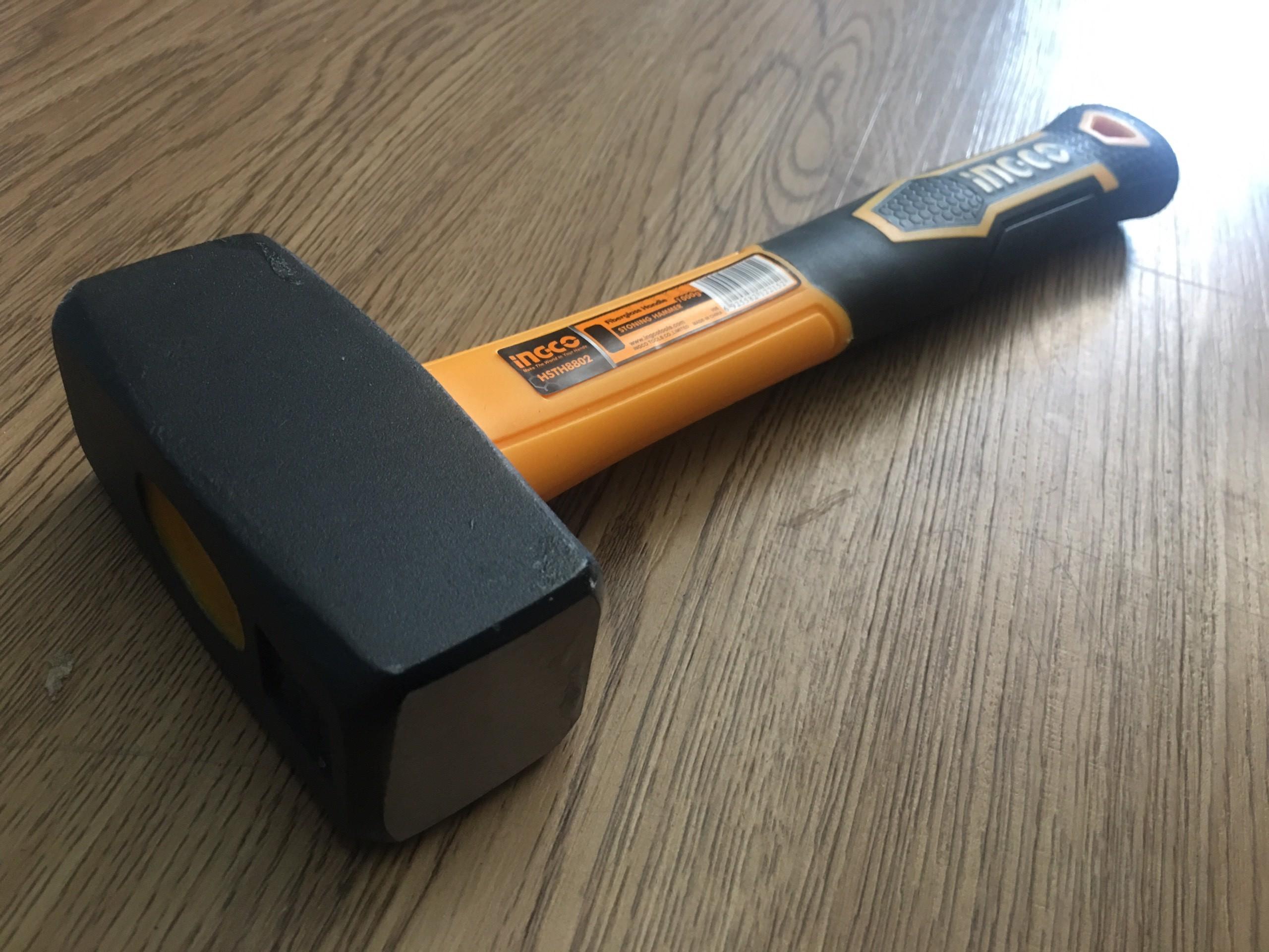 Búa tạ đầu búa nặng: 1000 g-12/T ingco HSTH8802