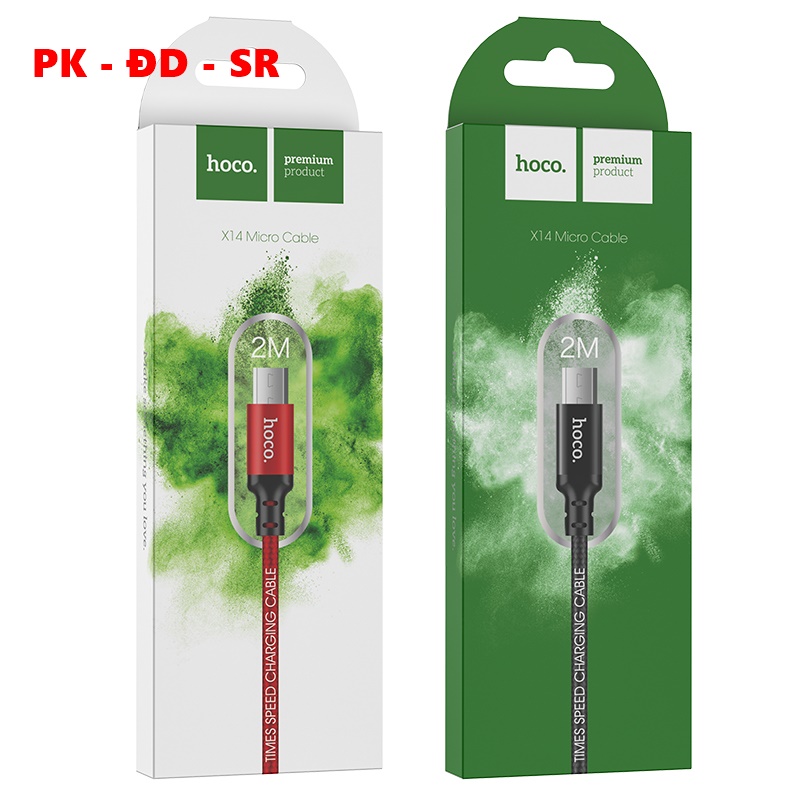 Cáp Hoco X14 5V - 2.4A Dài 2m - BH 12 Tháng 1 Đổi 1 - Siêu Rẻ