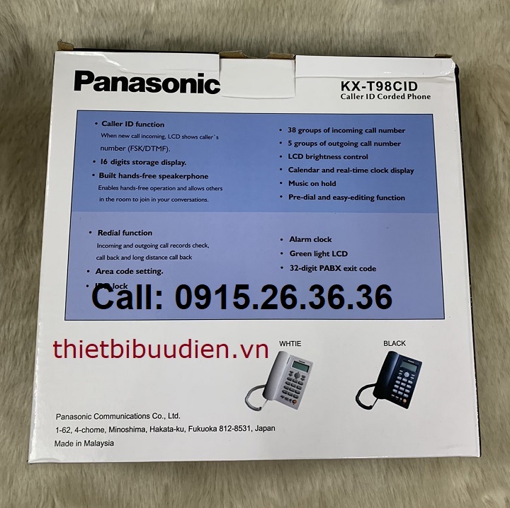 Điện thoại Panasonic KX-T98CID
