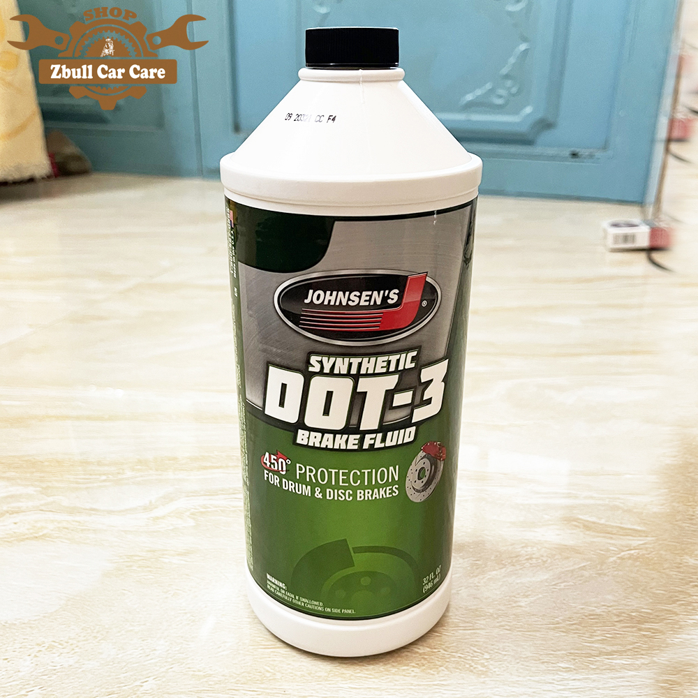 Dầu Thắng DOT 3 Johnsen Brake Fluid 946ml (Vàng)