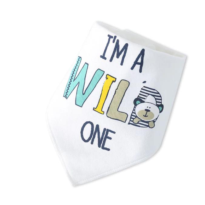 Khăn Yếm Tam Giác Cotton 2 Lớp Cho Bé