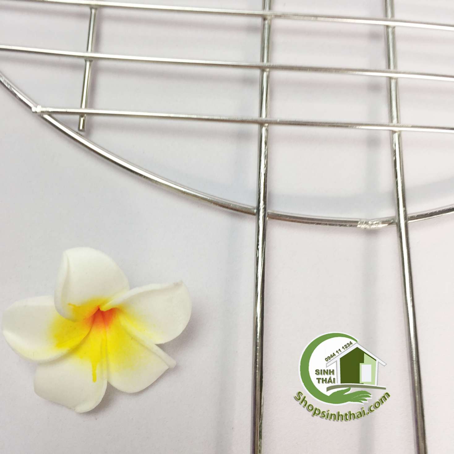 [HCM]Vỉ nướng inox tròn cao cấp 25cm