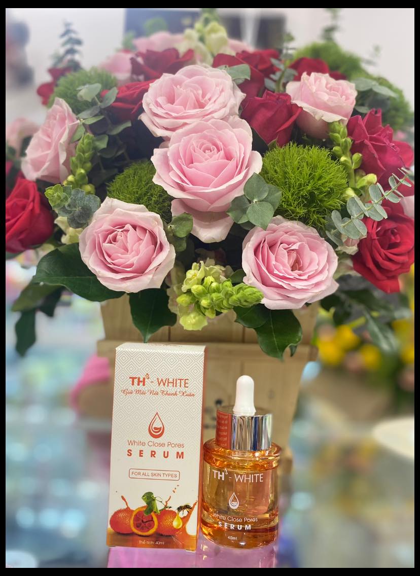 Serum trắng da se khít lỗ chân lông TH-White 40ml
