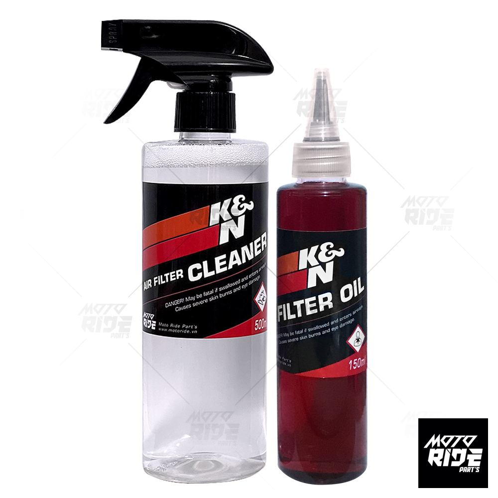 VỆ SINH LỌC GIÓ VÀ DẦU DƯỠNG LỌC GIÓ K&N CHIẾT LẺ 150ml 250ml 500ml